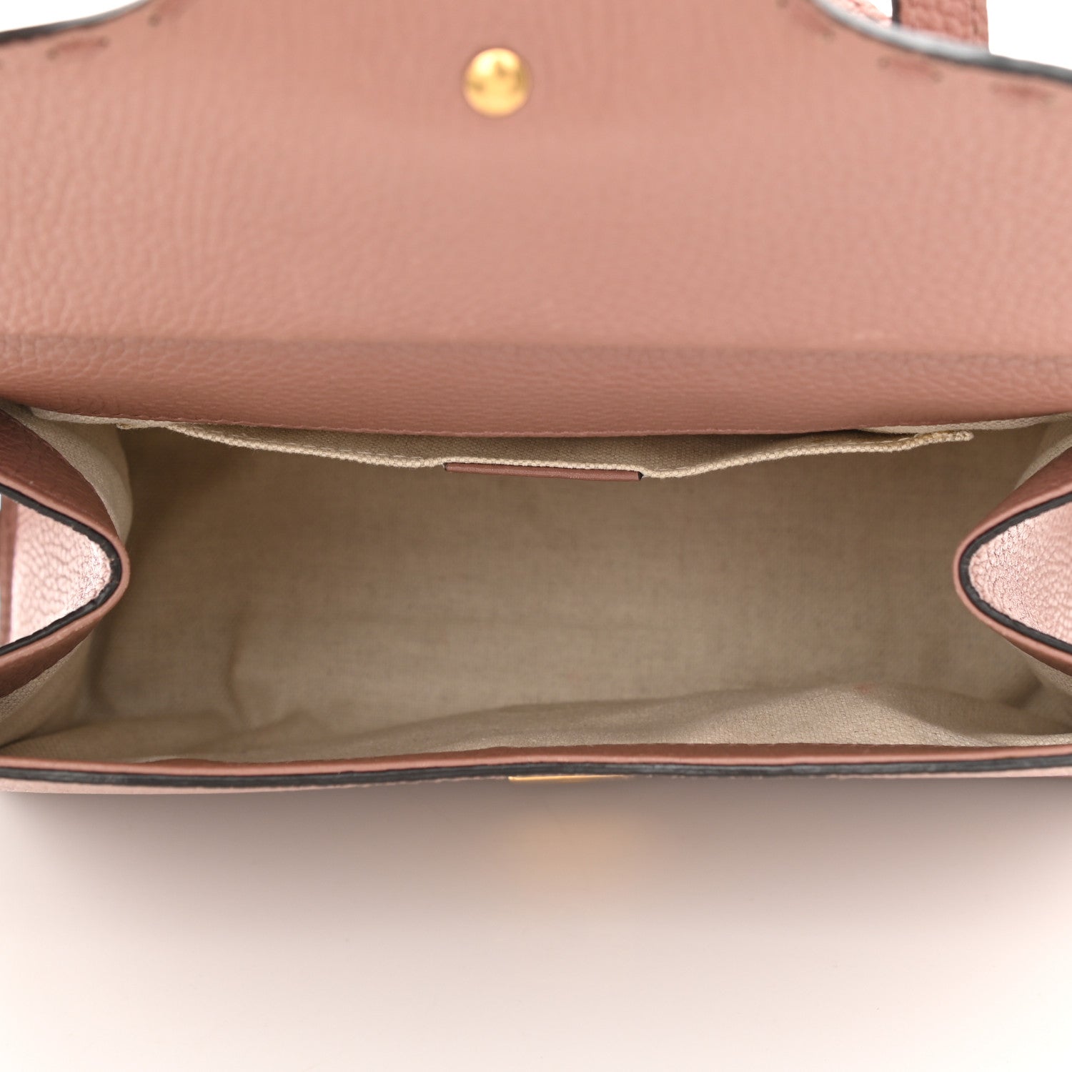 Gucci Calfskin Mini GG Marmont Top Handle Bag Rosy Phard 5 of 10