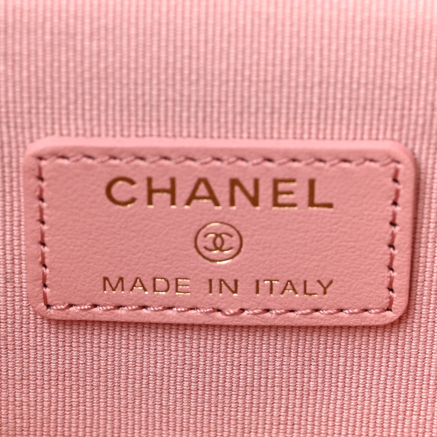 Chanel Caviar Quilted Mini Vanity Case With Chain Light Pink 6 of 9