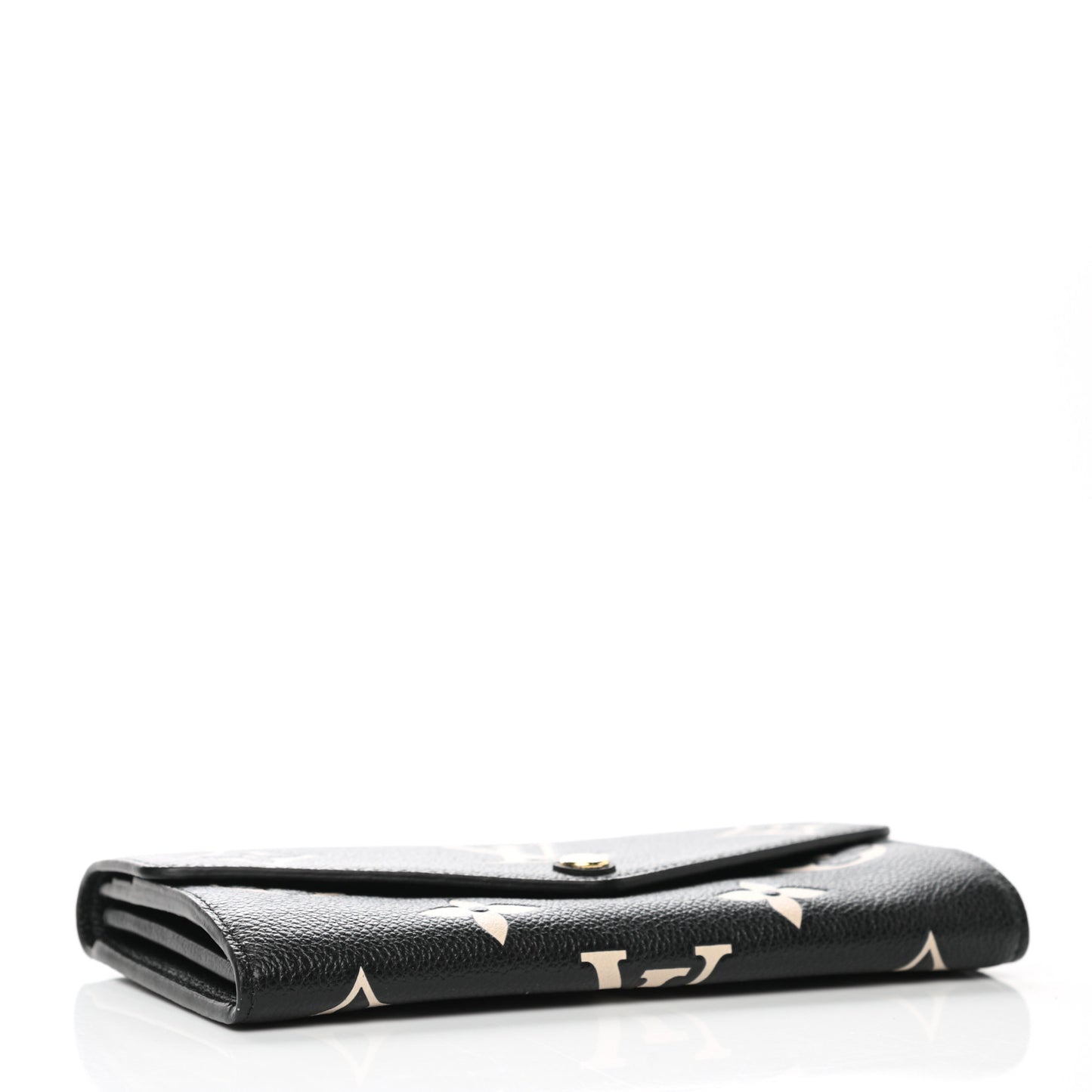 Monogram Empreinte Giant Sarah Wallet Black Beige