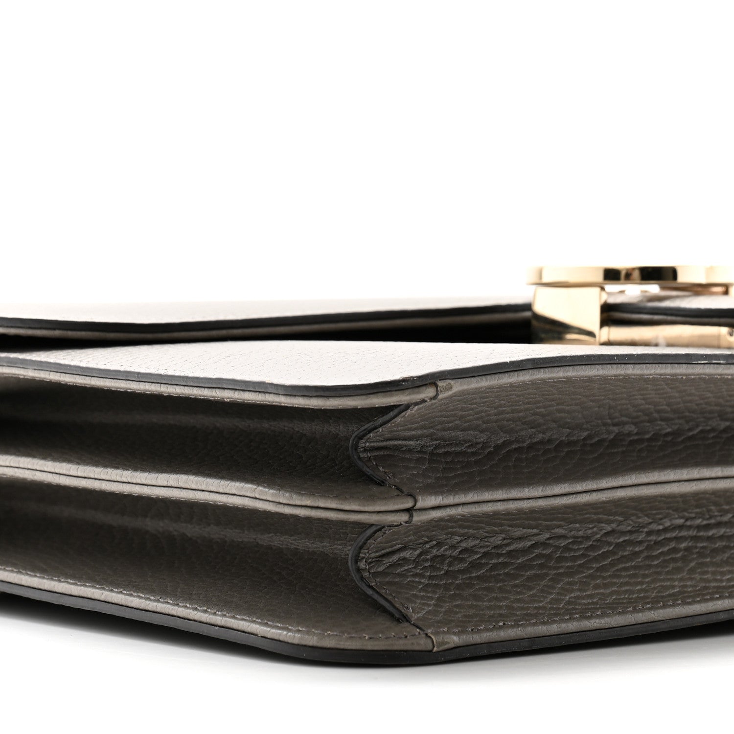 Gucci Dollar Calfskin Interlocking G Shoulder Bag Loess 10 of 12