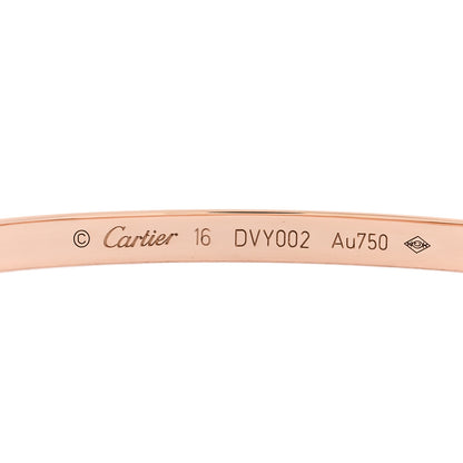 Cartier 18K Pink Gold Small LOVE Bracelet 16 4 of 5