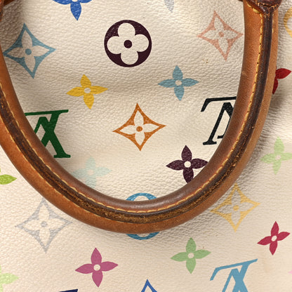 Louis Vuitton Monogram Multicolor Speedy 30 White 10 of 11