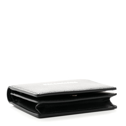 Balenciaga Calfskin Logo Wallet Black 4 of 8