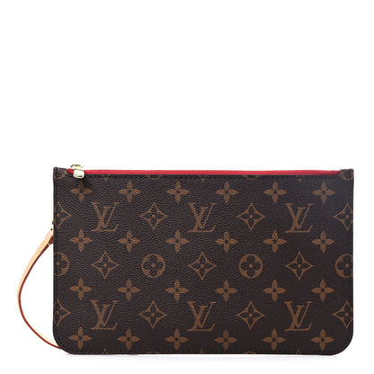 Louis Vuitton Monogram Neverfull MM GM Pochette Cherry 1 of 7