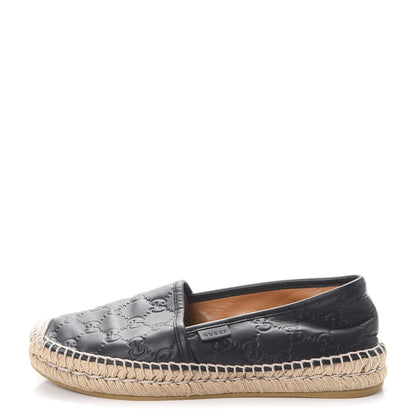 Gucci Guccissima Signature Espadrilles 36 Black 1 of 13