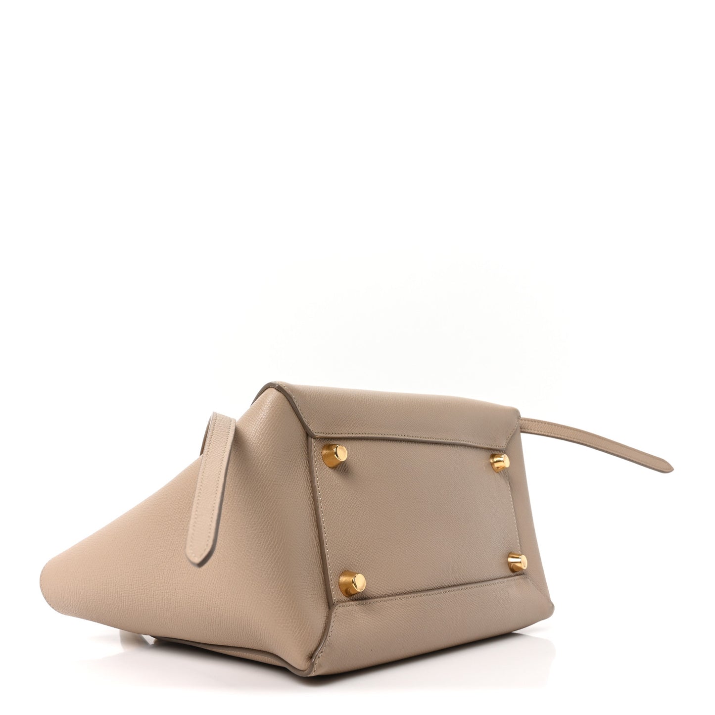 Grained Calfskin Mini Belt Bag Light Taupe