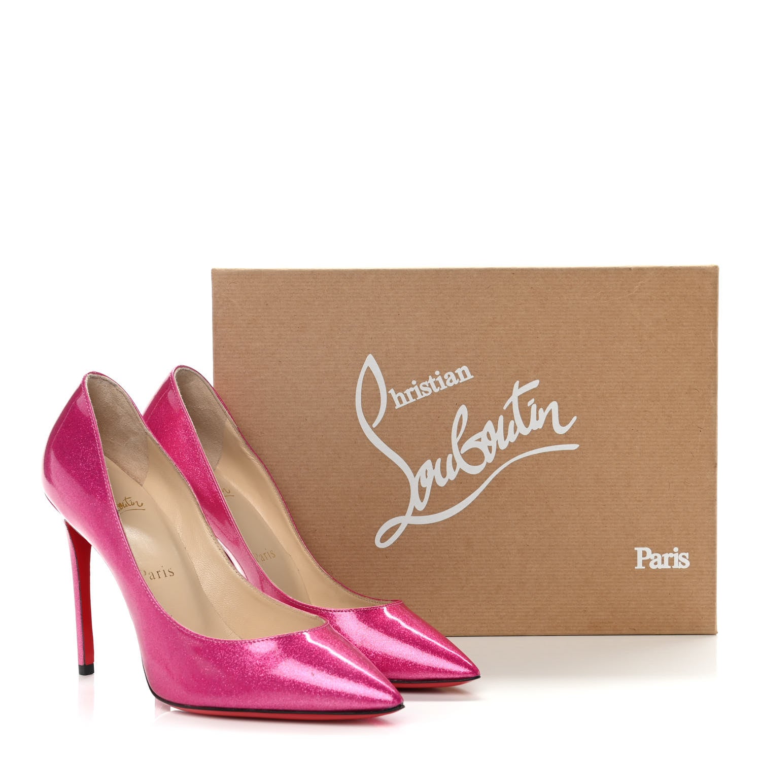 Christian Louboutin Patent Pigalle Follies 100 Pumps 37 Plum 11 of 11