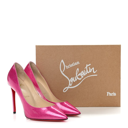 Christian Louboutin Patent Pigalle Follies 100 Pumps 37 Plum 11 of 11