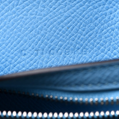 Hermes Epsom Clic 12 Wallet Celeste 7 of 8