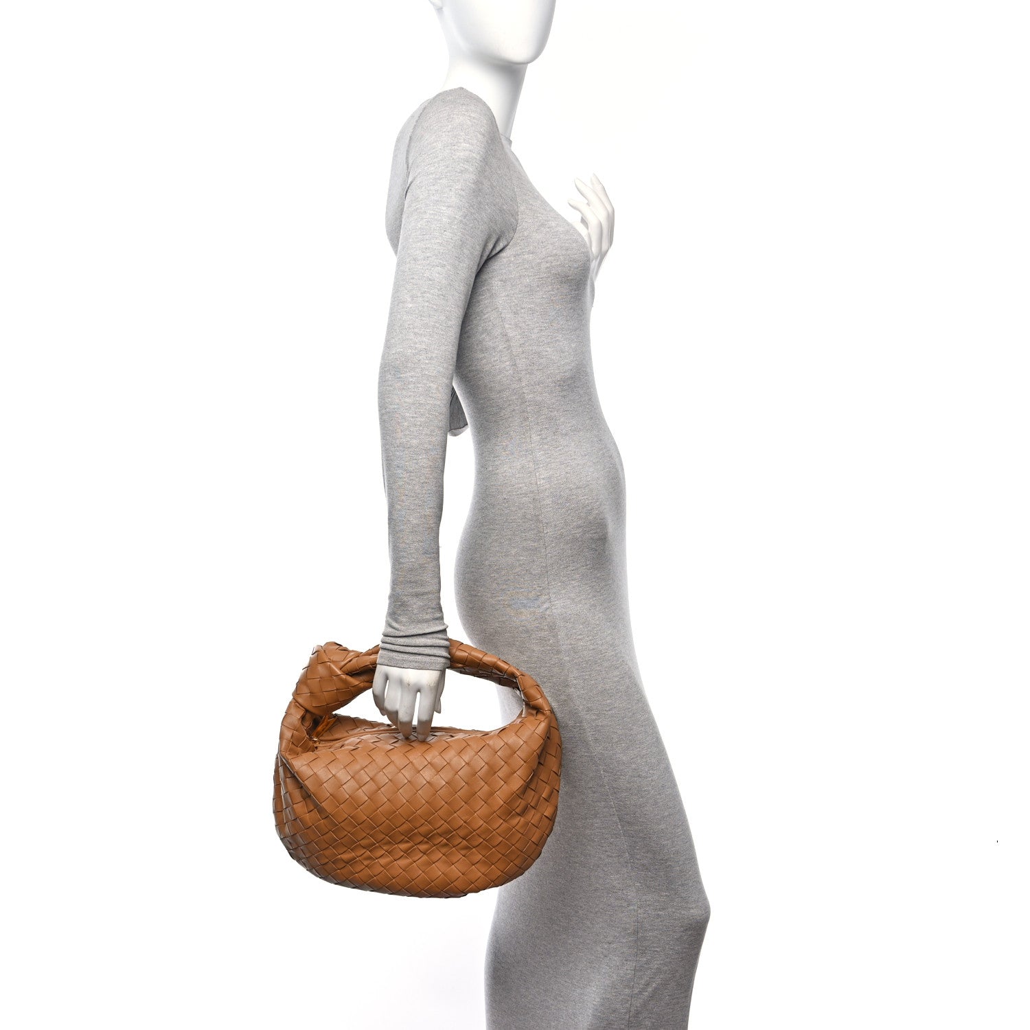 Bottega Veneta Nappa Intrecciato Teen Jodie Hobo Caramel 2 of 10