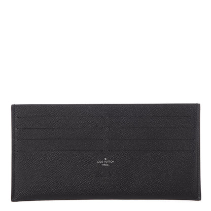Louis Vuitton Calfskin Felicie Chain Wallet Card Holder Insert Black 1 of 6