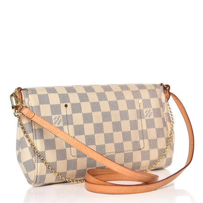Louis Vuitton Damier Azur Favorite MM 3 of 13
