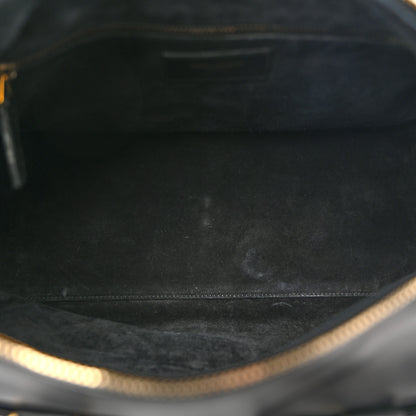 Saint Laurent Calfskin Classic Duffle 6 Black 5 of 13