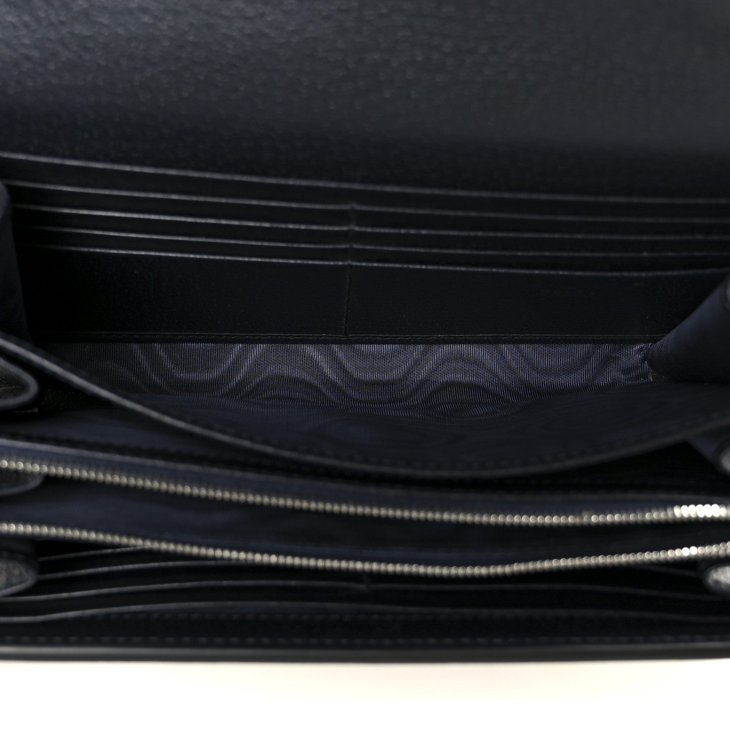Gucci GG Supreme Monogram Textured Dollar Calfskin Mini Dionysus Chain Wallet Beige Blue 5 of 10