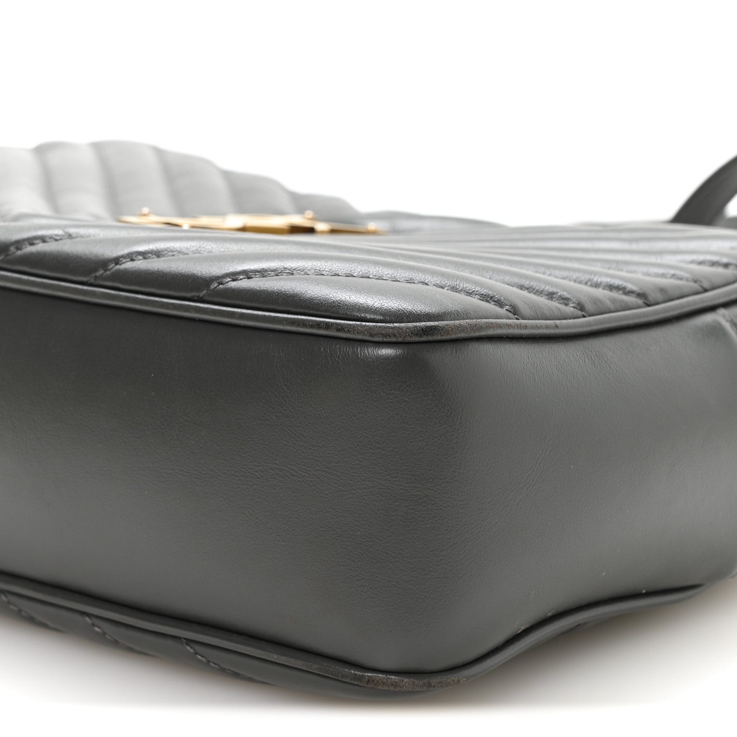 Saint Laurent Calfskin Matelasse Monogram Lou Camera Bag Storm 10 of 11