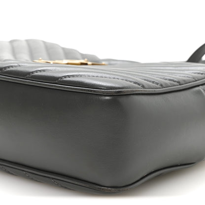 Saint Laurent Calfskin Matelasse Monogram Lou Camera Bag Storm 10 of 11