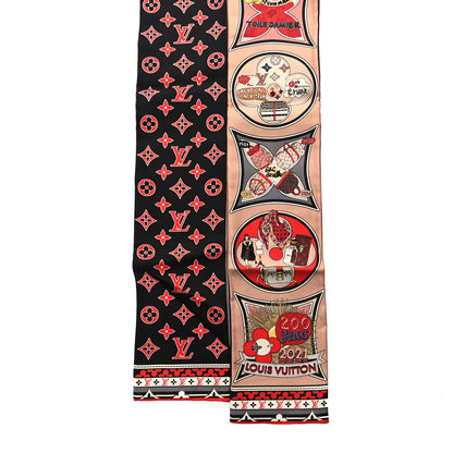 Louis Vuitton Silk Monogram Louis In A Comic Bandeau 2 of 3