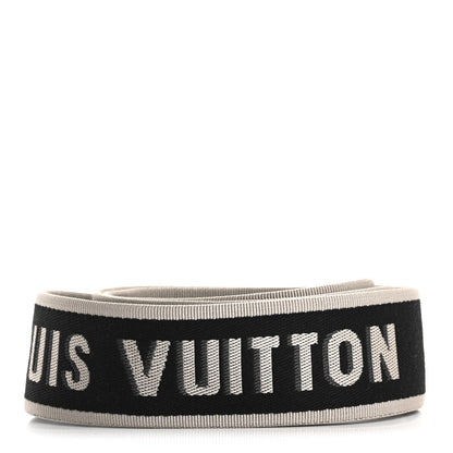 Louis Vuitton Jacquard Diane Shoulder Strap Black Ivory 2 of 4
