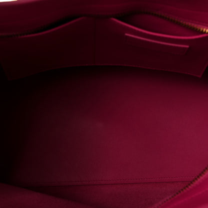 Saint Laurent Calfskin Small Monogram Cabas Fuchsia 5 of 8