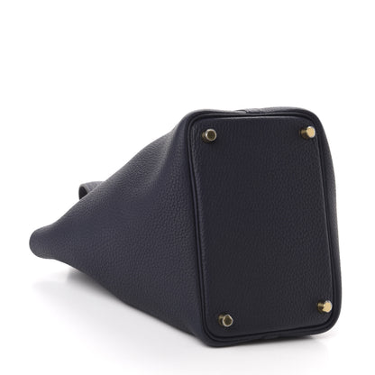 Hermes Taurillon Clemence Picotin Lock 18 PM Bleu Nuit 4 of 11