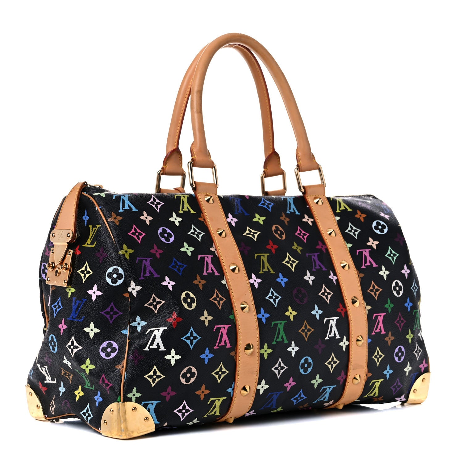Louis Vuitton Monogram Multicolor Keepall 45 Black 1 of 33