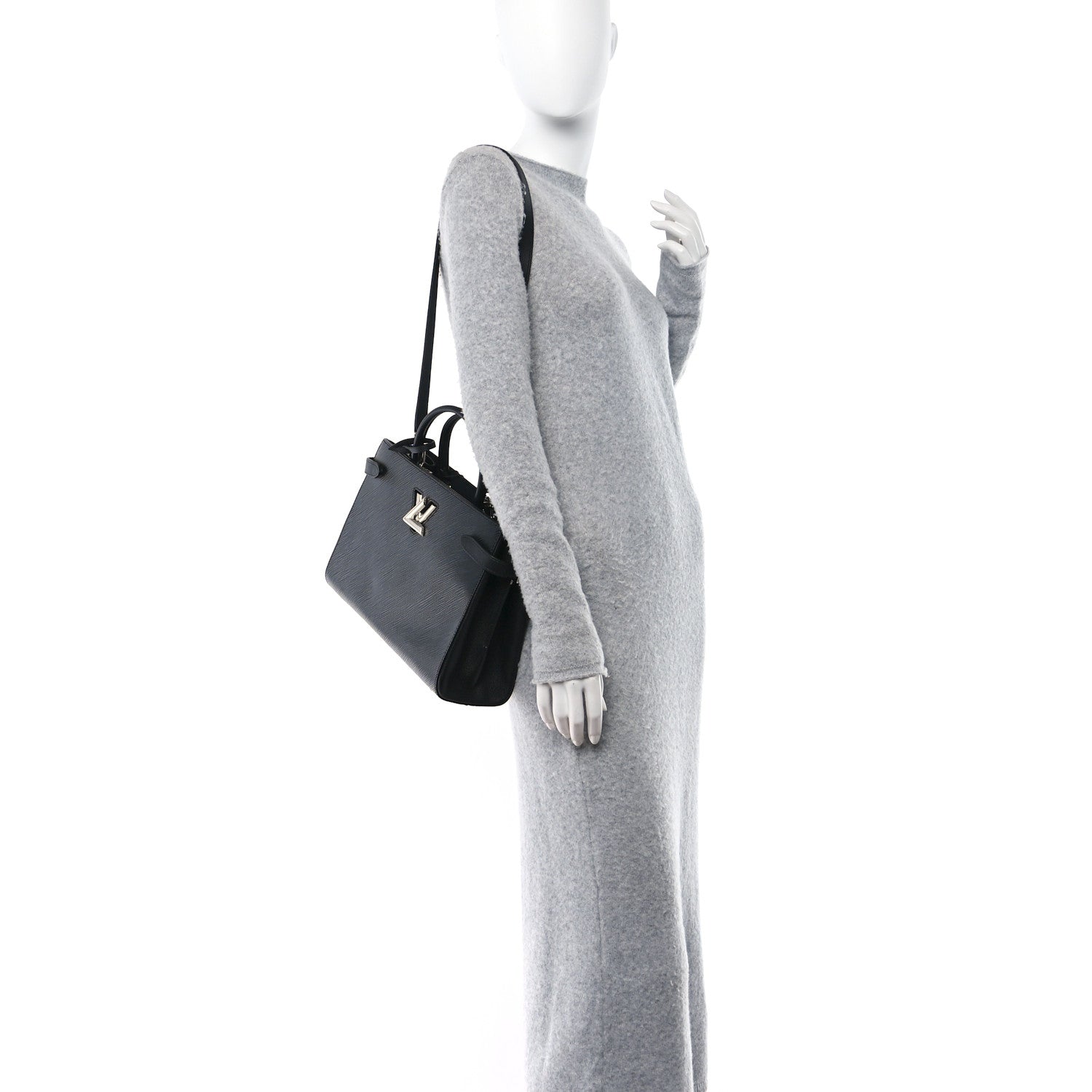 Louis Vuitton Epi Twist Tote Black 2 of 9