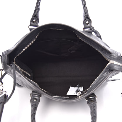 Balenciaga Agneau Classic Silver Hardware S City Gris Fossile 4 of 8