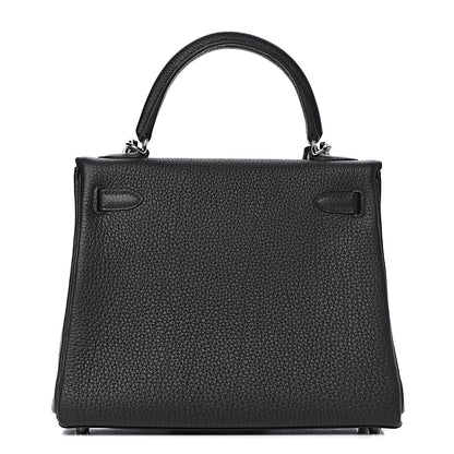 Hermes Togo Kelly Retourne 25 Black 4 of 39
