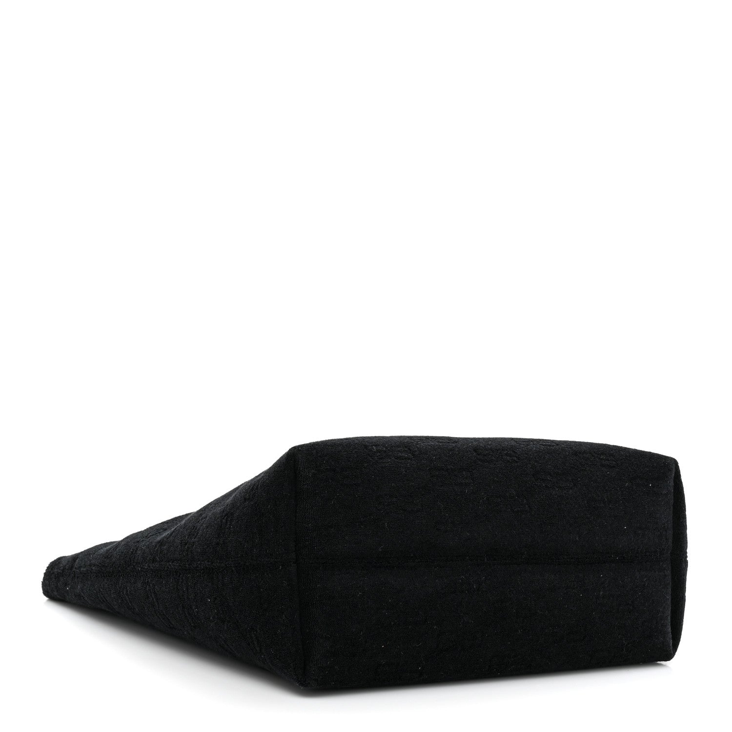 Balenciaga Sponge Fabric BB Monogram Medium Jumbo Pouch Black 4 of 6