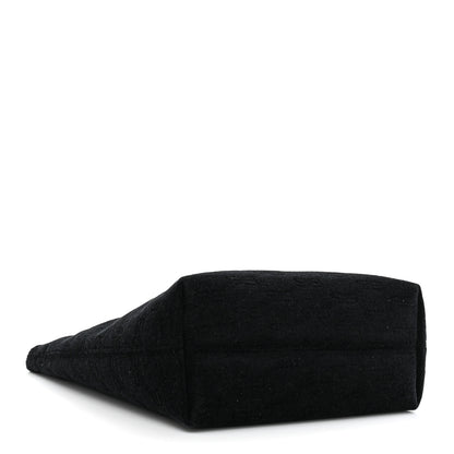 Balenciaga Sponge Fabric BB Monogram Medium Jumbo Pouch Black 4 of 6