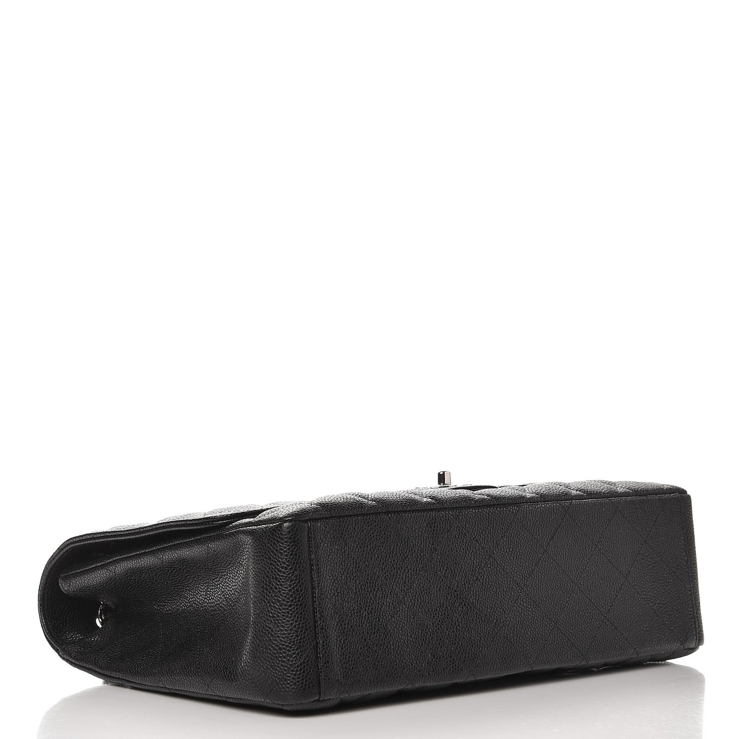Caviar Quilted Maxi Single Flap Black