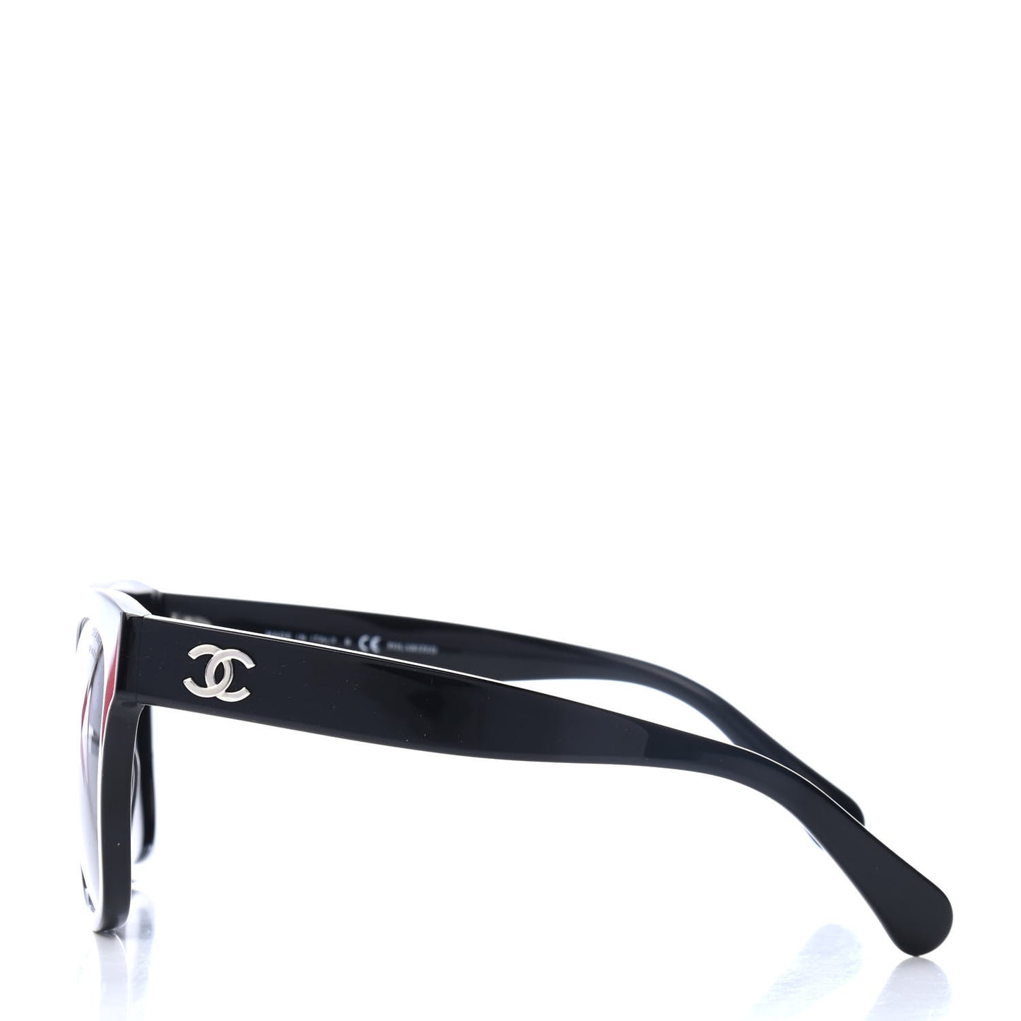 Acetate Polarized Square CC Sunglasses 5380 Black