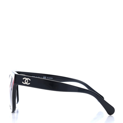 Chanel Acetate Polarized Square CC Sunglasses 5380 Black 3 of 4