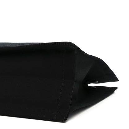 Saint Laurent Linen Calfskin Rive Gauche Tote Black 10 of 12