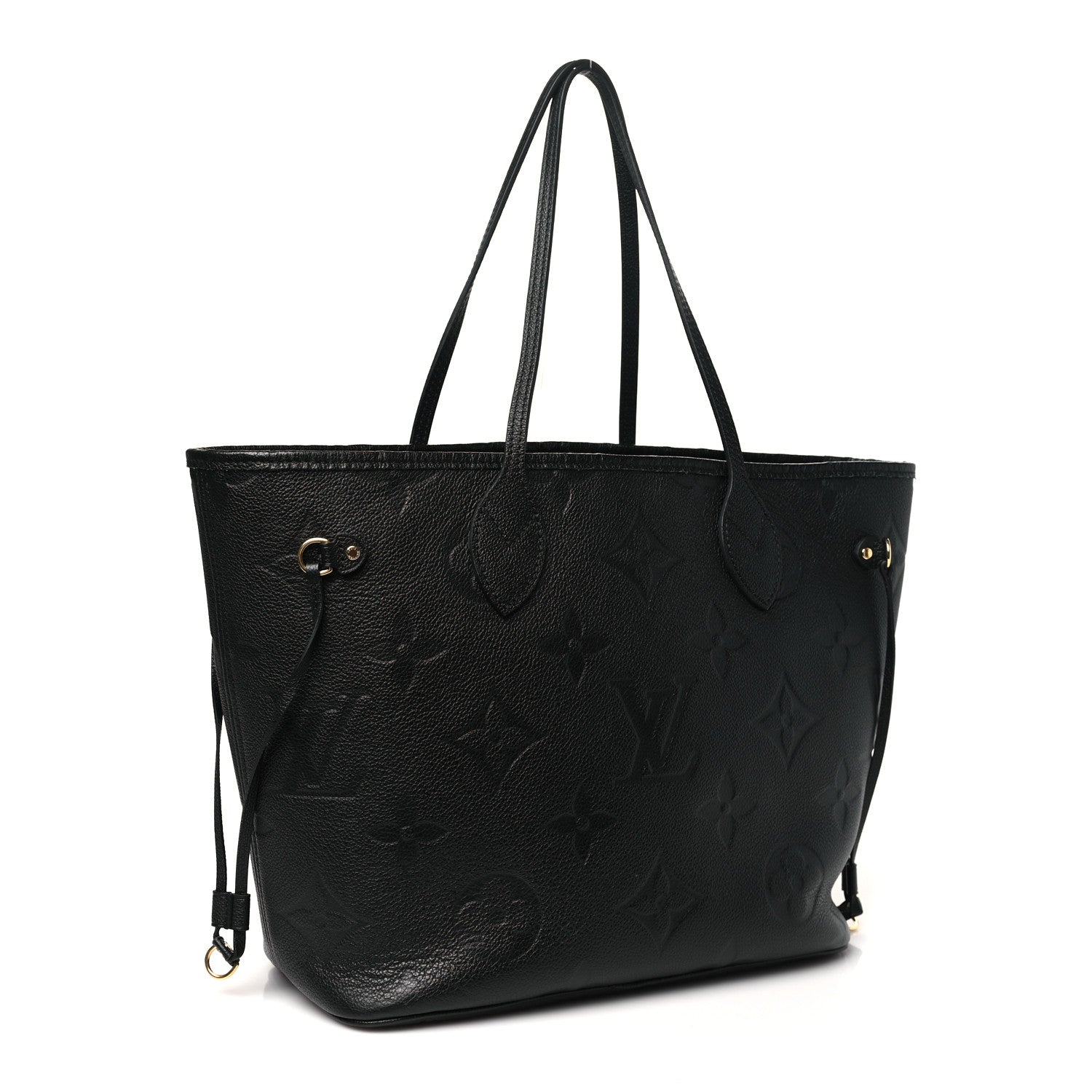 Louis Vuitton Empreinte Monogram Giant Neverfull MM Black 3 of 10