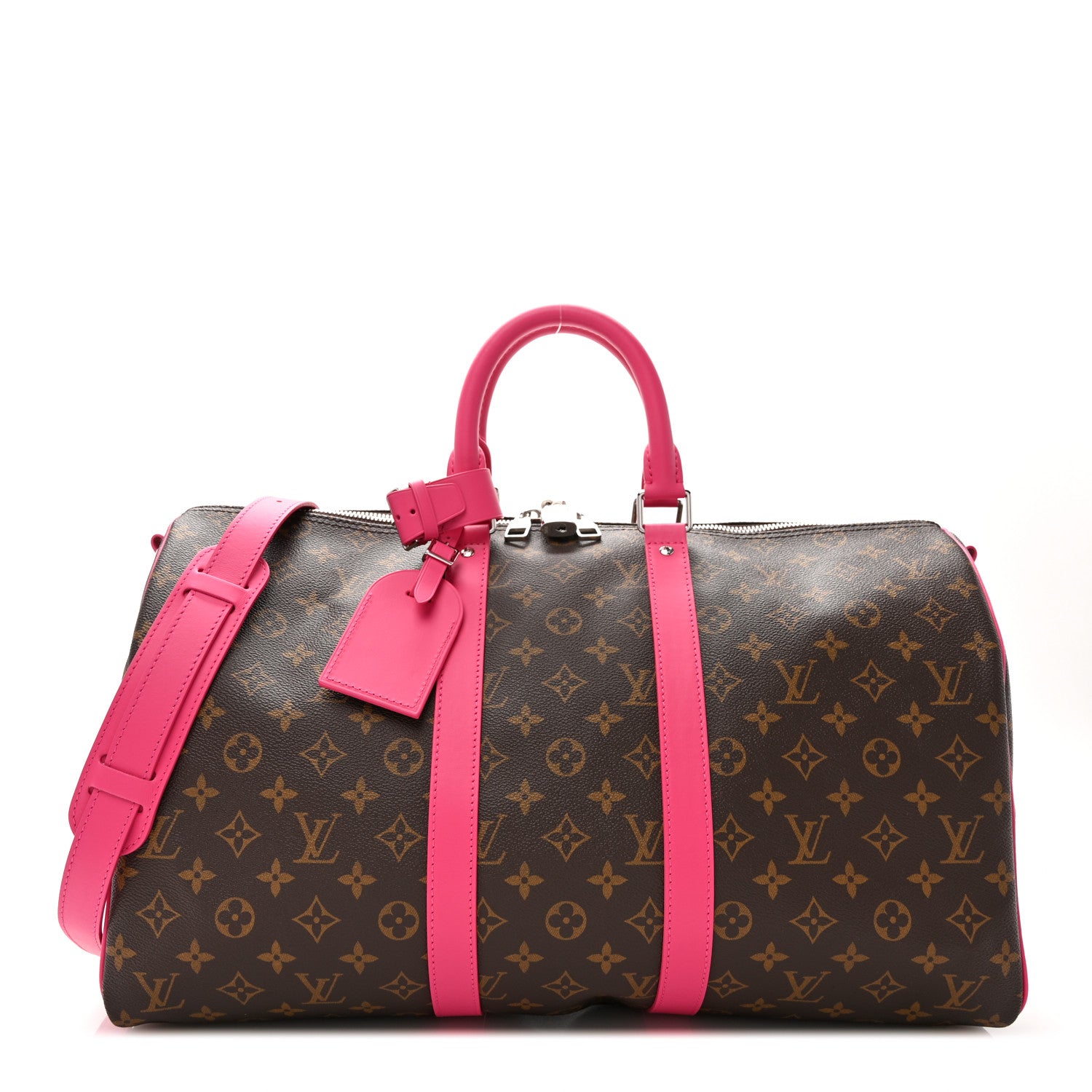 Louis Vuitton Monogram Keepall Bandouliere 45 Pondichery Pink 1 of 8
