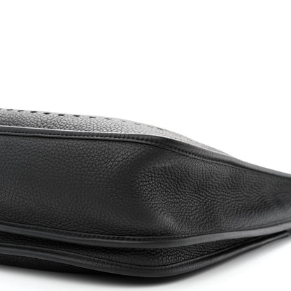 Hermes Taurillon Clemence Evelyne III GM Black 10 of 10