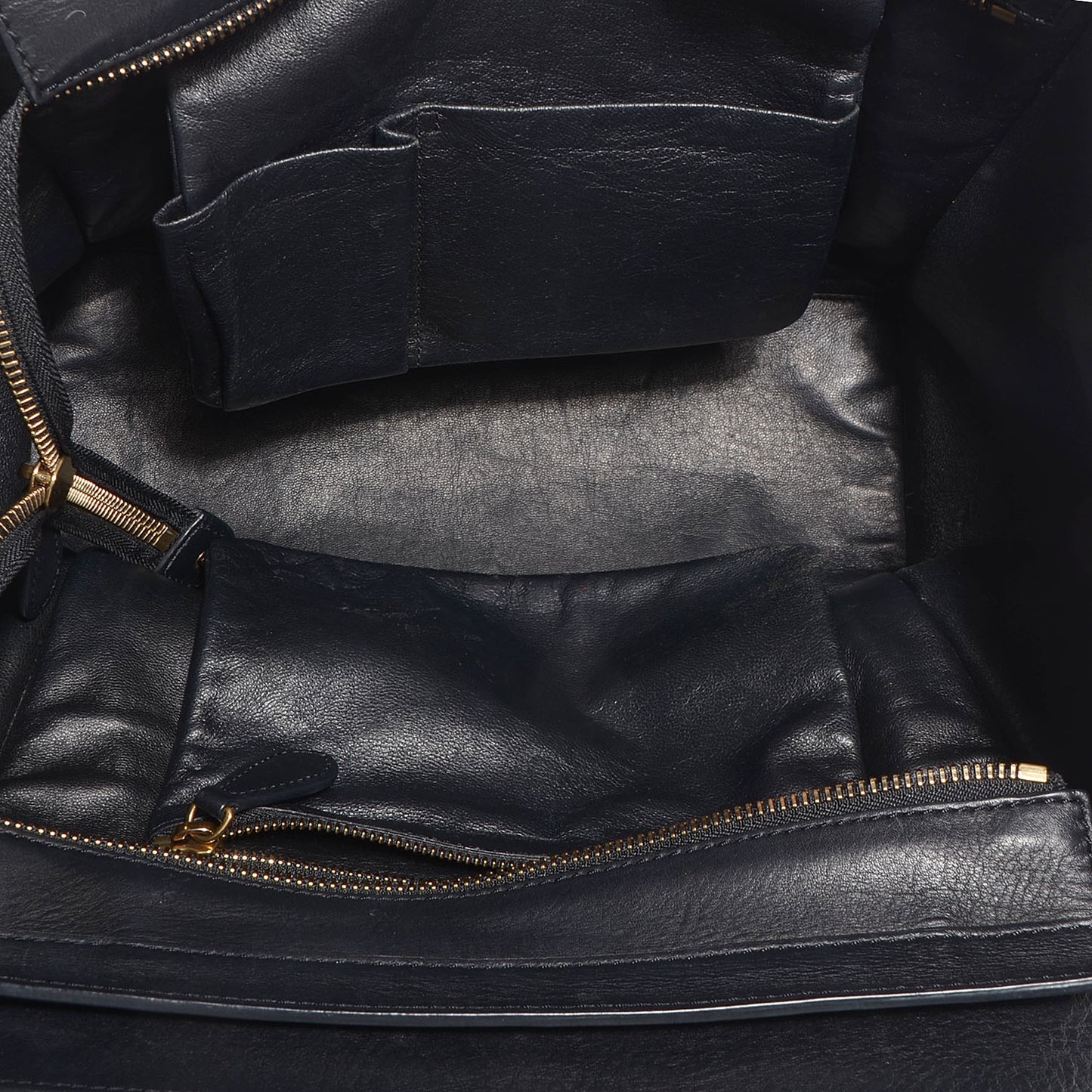 Smooth Calfskin Mini Luggage Black