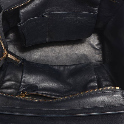 Celine Smooth Calfskin Mini Luggage Black 5 of 9