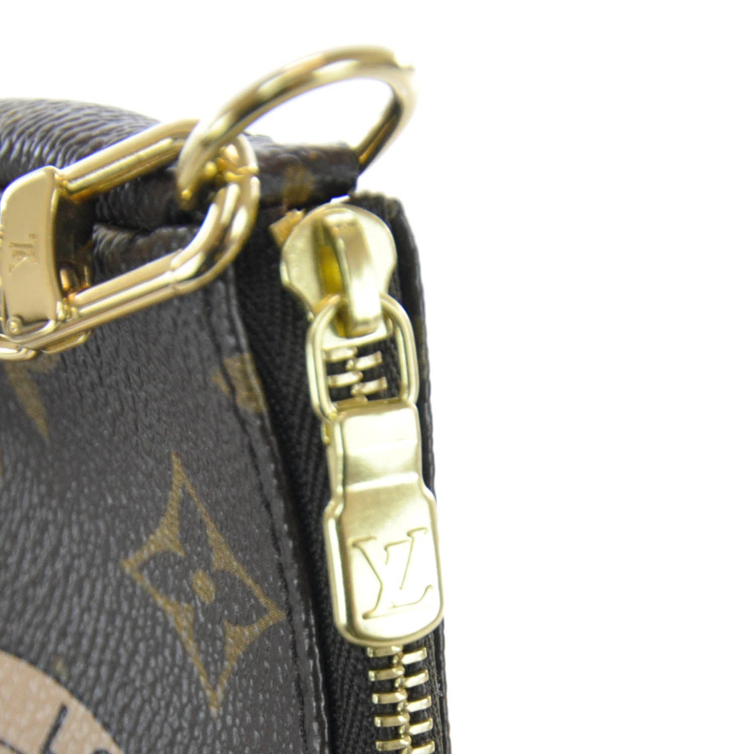 Louis Vuitton Monogram Complice Trunks and Bags Mini Pochette Accessories Beige 5 of 8