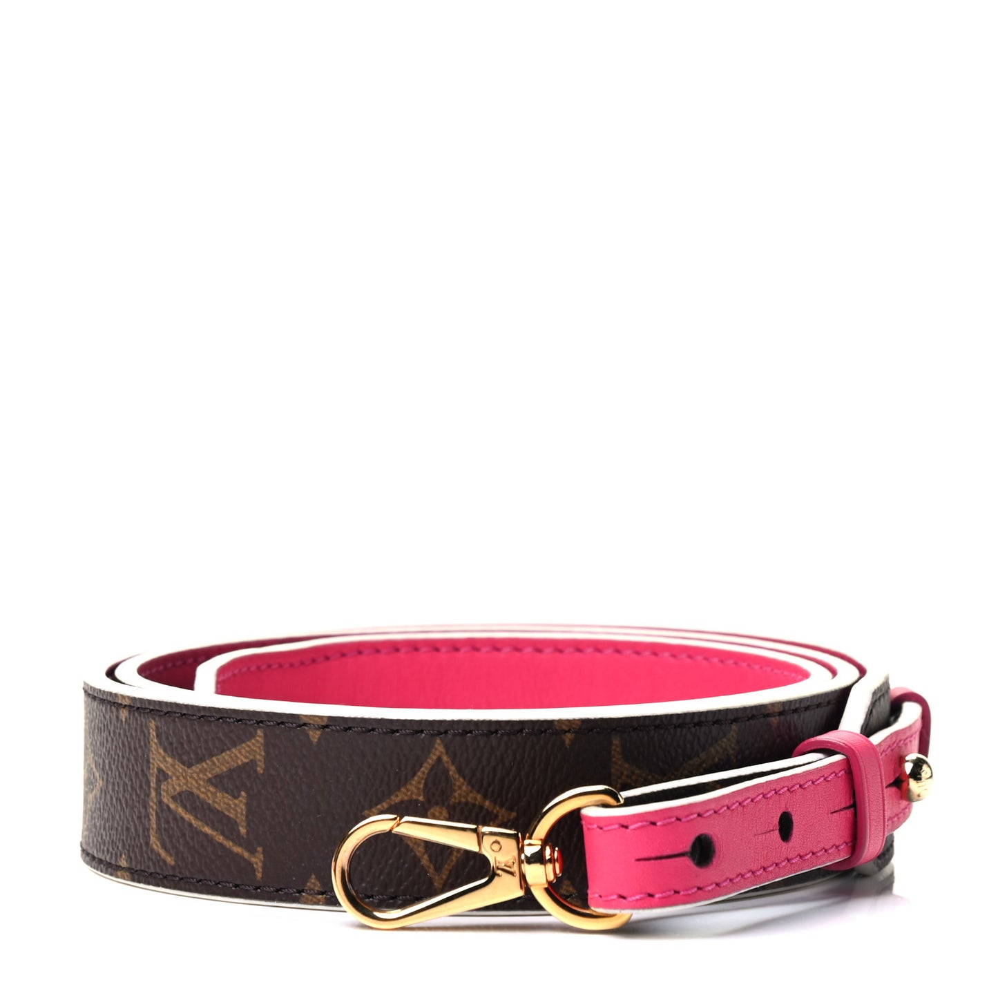 Monogram Bandouliere Shoulder Strap XL Hot Pink