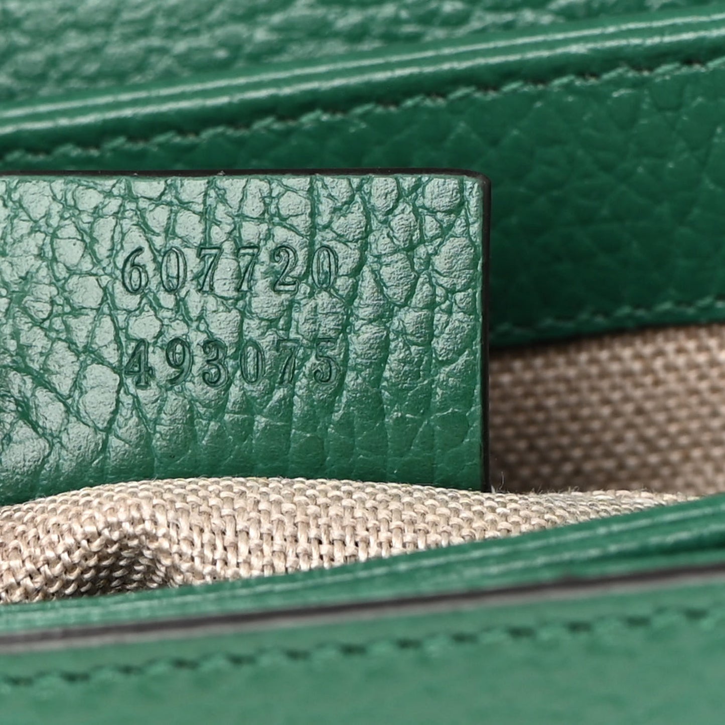 Dollar Calfskin Interlocking G Crossbody Bag Emerald