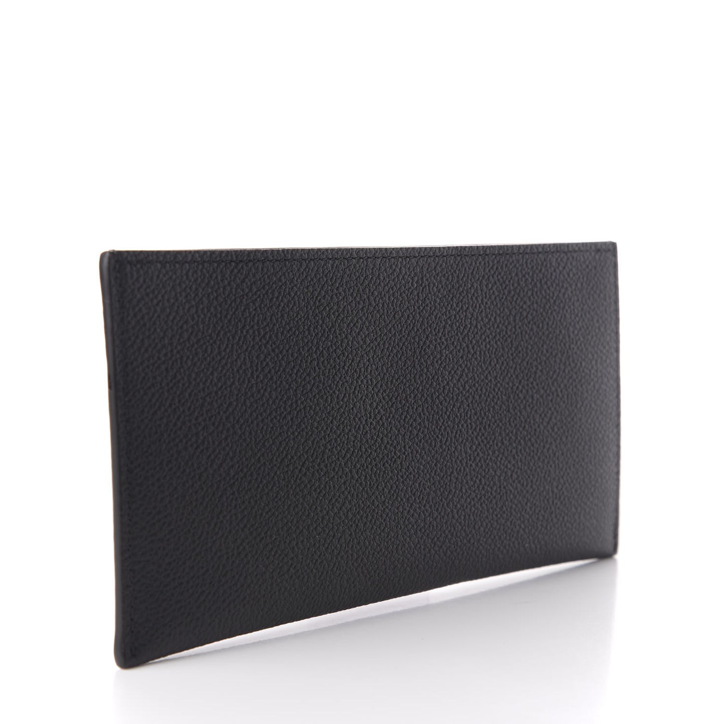 Calfskin Felicie Chain Wallet Card Holder Insert Black