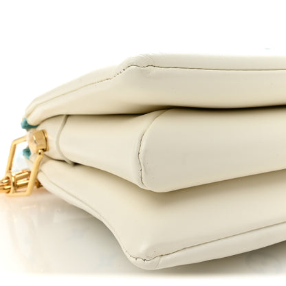 Louis Vuitton Lambskin Embossed Monogram Tricolor By The Pool Coussin PM White Blue 8 of 9