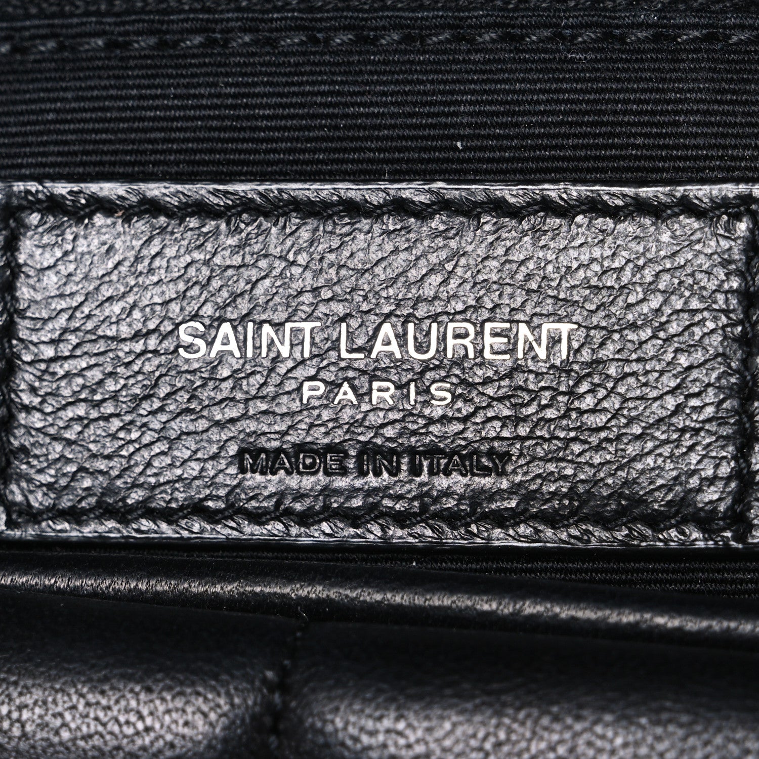 Saint Laurent Lambskin Quilted Small Loulou Puffer Monogram Chain Satchel Black 5 of 9