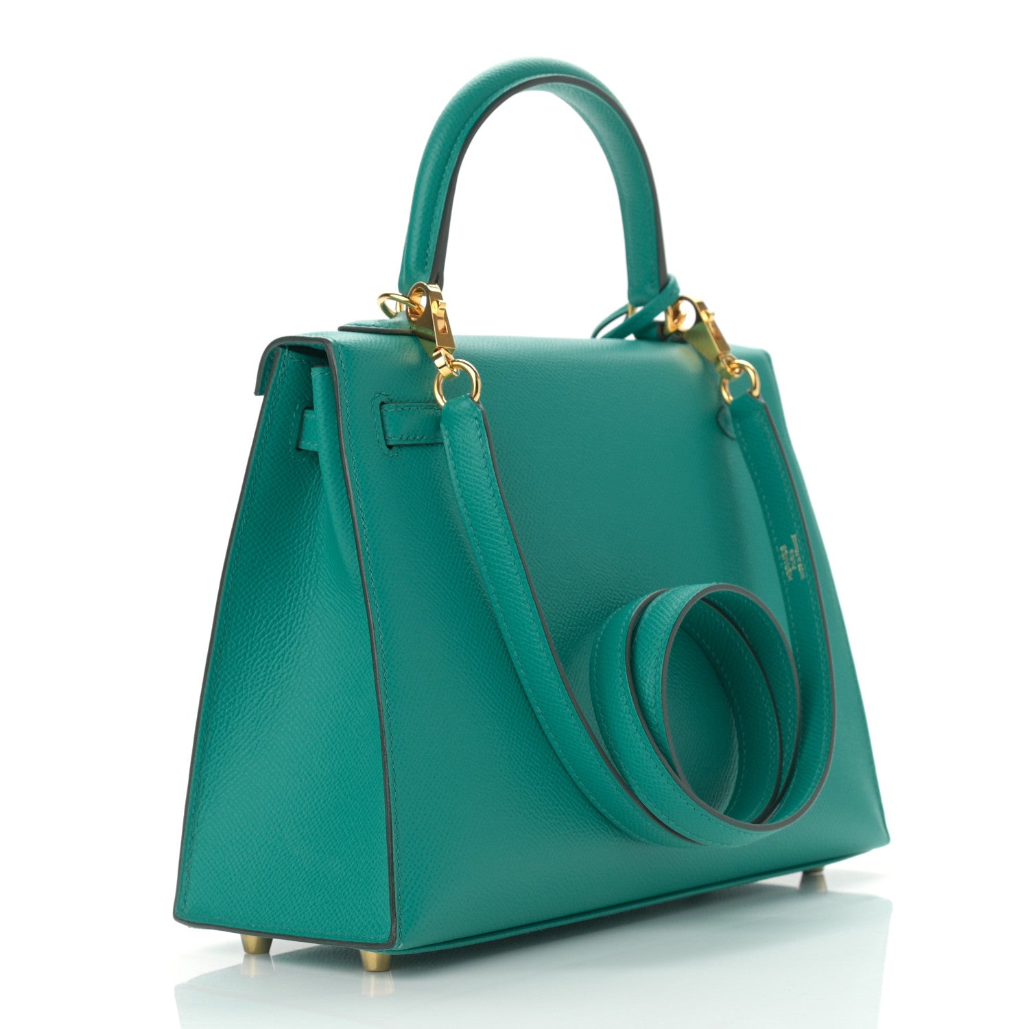 Hermes Epsom Kelly Sellier 25 Vert Verone 3 of 11