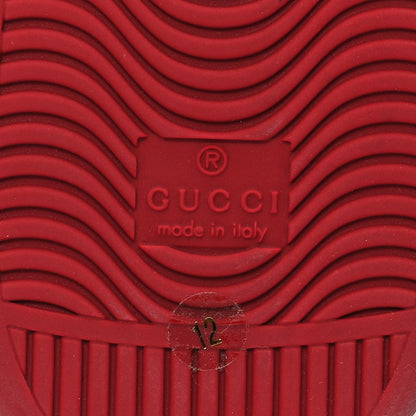 Gucci GG Supreme Monogram Ayers Mens New Ace Low-Top Sneaker 12 Blue Red 7 of 11