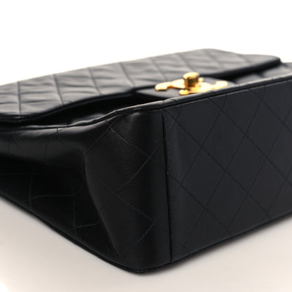 Chanel Lambskin Quilted XL Jumbo Single Flap Black 9 of 10