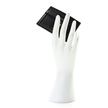 Gucci Calfskin Web GG Ophidia Card Holder Black 2 of 7