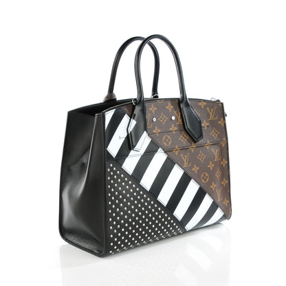 Louis Vuitton Calfskin Monogram City Steamer MM 3 of 9